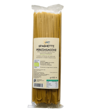 Spaghetti di grano antico Perciasacchi gr 500 trafilata al bronzo ed essiccata lentamente a bassa temperatura